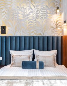 Budapest,,Hungary,-,November,25,,2019:,Luxurious,Bedroom,With,Modern