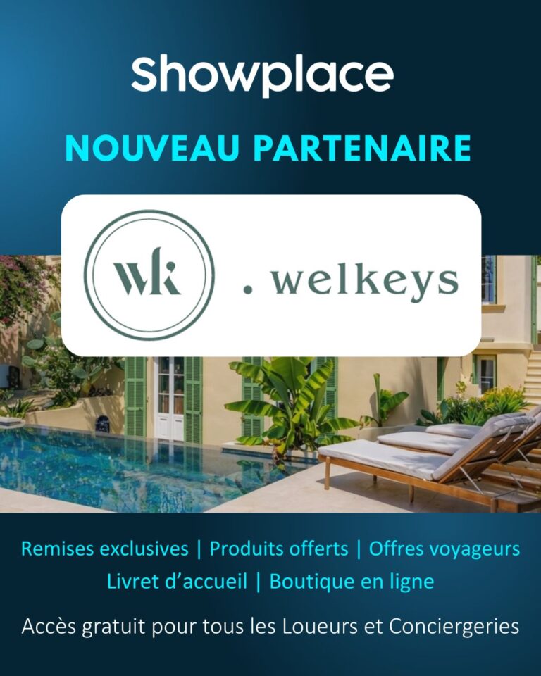 🤝 𝗣𝗮𝗿𝘁𝗲𝗻𝗮𝗿𝗶𝗮𝘁 𝗪𝗲𝗹𝗸𝗲𝘆𝘀 𝘅 𝗦𝗵𝗼𝘄𝗽𝗹𝗮𝗰𝗲
🚀 Nous sommes heureux d’accueillir le réseau d’hébergements @welkeys_group dans notre communauté.
🏷️ L’ensemble de leurs hébergements peuvent bénéficier dès à présent de nos remises exclusives pour faire des économies sur leurs achats : La Redoute, LG, Bobochic, Dodo, Délonghi, Castorama, But...
🏘️ Ils rejoignent +95.000 hébergements déjà inscrits sur Showplace