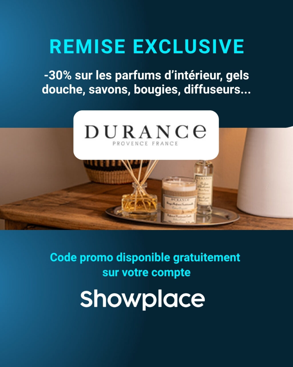🎁 𝗖𝗢𝗡𝗖𝗢𝗨𝗥𝗦 𝗦𝗛𝗢𝗪𝗣𝗟𝗔𝗖𝗘 𝘅 𝗗𝗨𝗥𝗔𝗡𝗖𝗘
🏠 POUR LES LOUEURS & CONCIERGERIES 🏢
5 grands diffuseurs de parfum Durance 500 ml à gagner ! ✨
Pour faire découvrir l'univers olfactif de @duranceofficiel dans vos locations courte durée, 5 loueurs auront la chance de gagner un Grand Diffuseur de parfum Durance 500 ml d’une valeur de 76,90 €, avec le parfum de leur choix. 🌿

📝 POUR PARTICIPER
1️⃣ Inscrivez-vous gratuitement sur Showplace.fr si vous n’êtes pas déjà inscrit
2️⃣ Suivez les comptes @goshowplace et @duranceofficiel
3️⃣ Likez ce post ❤️
4️⃣ Commentez ce post en indiquant le parfum Durance que vous aimeriez gagner ET taguer un autre loueur ou conciergerie de location courte durée.
📲 1 participation max par personne et concours réservé aux personnes majeures gérant une location courte durée en France.

🍀 BONUS : doublez vos chances !
Partagez ce post dans votre story en identifiant @goshowplace
Vous aurez 2 chances au tirage au sort au lieu d'1.

📅 DATES
Du mardi 29 septembre au dimanche 4 octobre 2026 inclus.
🎲 Les 5 gagnants seront désignés par tirage au sort le 8 octobre.
📧 Résultats communiqués uniquement aux 5 gagnants par DM le 12 octobre.

📸 ET APRÈS ?
Les gagnants s'engagent à installer le diffuseur dans leur location courte durée et à envoyer une photo du produit installé par mail à contact@showplace.fr
Cette photo pourra être utilisée par Showplace pour communiquer sur les gagnants du concours.

📣 Ce concours n'est pas sponsorisé, administré ou associé à Instagram.
💶 Pour rappel, Showplace met à votre disposition une remise exclusive de -30% sur tous les produits Durance valable toute l’année. Rdv sur votre compte Showplace pour en profiter.
Bonne chance à tous les participants ! 🤞

#concours #durance #parfumdambiance #locationcourtedurée #showplace #airbnbfrance #déco
